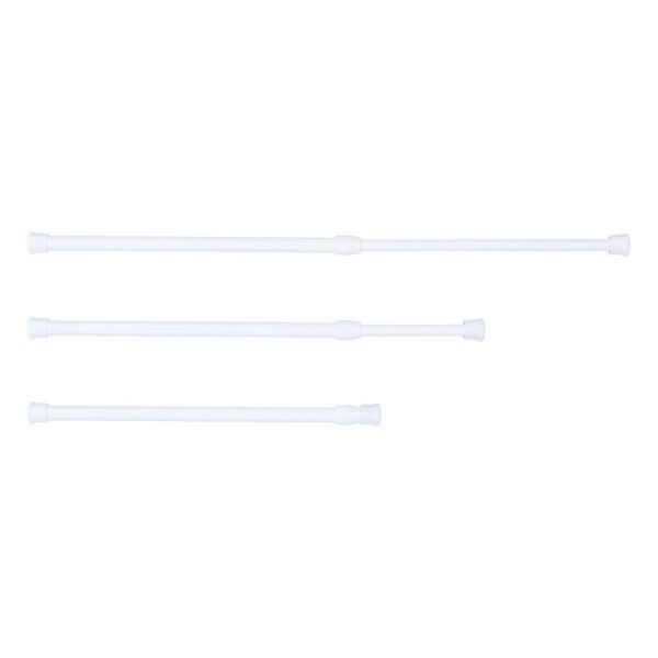 shower curtains 3pcs extendable cupboard bars tensions rod spring curtain adjustable width 11.8-20 inches (white)
shower curtains 3pcs extendable cupboard bars tensions rod spring curtain adjustable width 11.8-20 inches (white)
