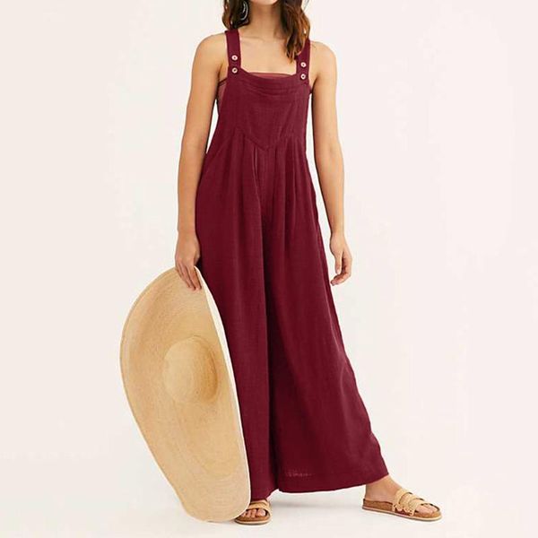 women's jumpsuits & rompers muqgew womens jumpsuit straight sleeveless o-neck pockets button solid safari style combinaison femme#4, Black;white
women's jumpsuits & rompers muqgew womens jumpsuit straight sleeveless o-neck pockets button solid safari style combinaison femme#4, Black;white
