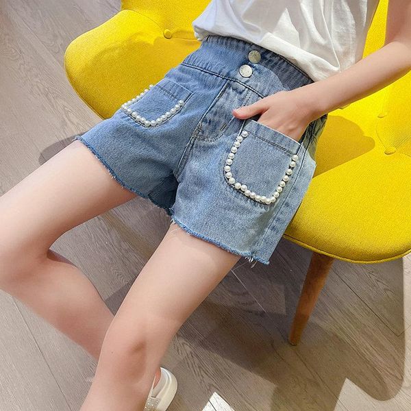 shorts summer teen girls fashion pearl with pockets korean style cotton kids clothes school casual high waist denim, Black
shorts summer teen girls fashion pearl with pockets korean style cotton kids clothes school casual high waist denim, Black