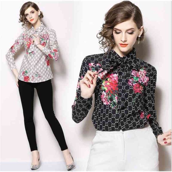 women's knits & tees women spring summer turn down tied collar floral geometric print blouse office lady long sleeved fashion slim, White
women's knits & tees women spring summer turn down tied collar floral geometric print blouse office lady long sleeved fashion slim, White