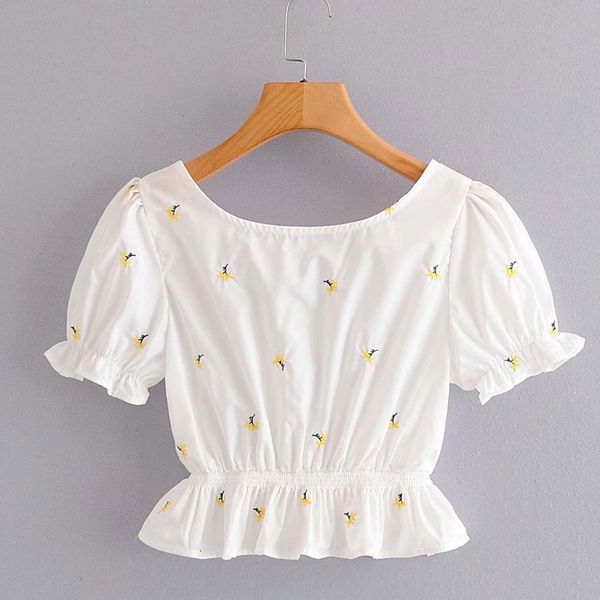 blouses women's new slim all-match french retro square collar puff sleeve embroidered shirt harajuku fresh female, White
blouses women's new slim all-match french retro square collar puff sleeve embroidered shirt harajuku fresh female, White