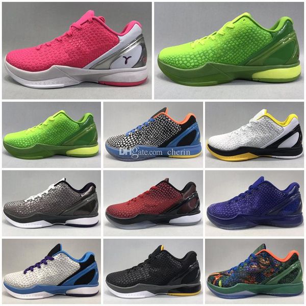 mamba 6 protro grinch bhm del sol black gold basketball shoes men think pink prelude sports sneakers
mamba 6 protro grinch bhm del sol black gold basketball shoes men think pink prelude sports sneakers