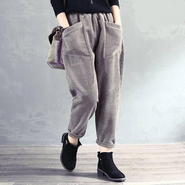 women's shorts 2021 autumn winter literature and art solid color plush corduroy high waist harlan pants large casual loose, White;black
women's shorts 2021 autumn winter literature and art solid color plush corduroy high waist harlan pants large casual loose, White;black