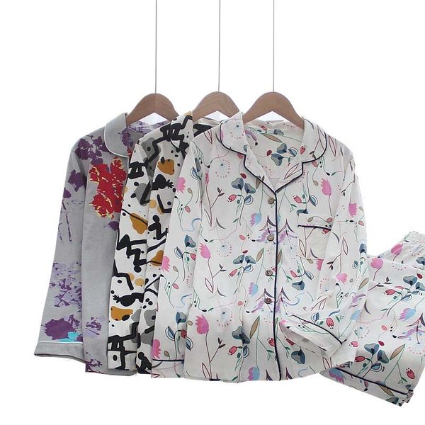 women's sleepwear autumn new ladies pajamas set floral printed full cotton turn-down collar japamese style sleeve 2pcs homewear 4j, Black;red
women's sleepwear autumn new ladies pajamas set floral printed full cotton turn-down collar japamese style sleeve 2pcs homewear 4j, Black;red