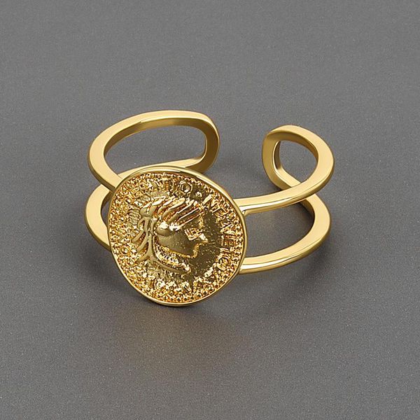 cluster rings 925 sterling silver vintage portrait coin for women trendy creative hollow irregular geometric ring jewelry gifts, Golden;silver
cluster rings 925 sterling silver vintage portrait coin for women trendy creative hollow irregular geometric ring jewelry gifts, Golden;silver