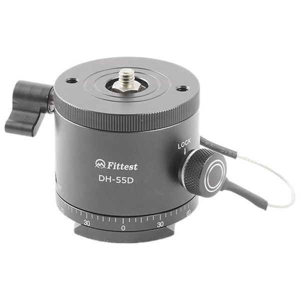 dh-55d panoramic indexing head, with plate for 1/4 inch 3/8 threads 10 different degrees (5 degree-90 degree) tripod heads
dh-55d panoramic indexing head, with plate for 1/4 inch 3/8 threads 10 different degrees (5 degree-90 degree) tripod heads