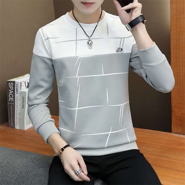 men's t-shirts autumn long sleeve t-shirt boys' and teenagers' fashion round neck printed pullover uy4c, White;black
men's t-shirts autumn long sleeve t-shirt boys' and teenagers' fashion round neck printed pullover uy4c, White;black
