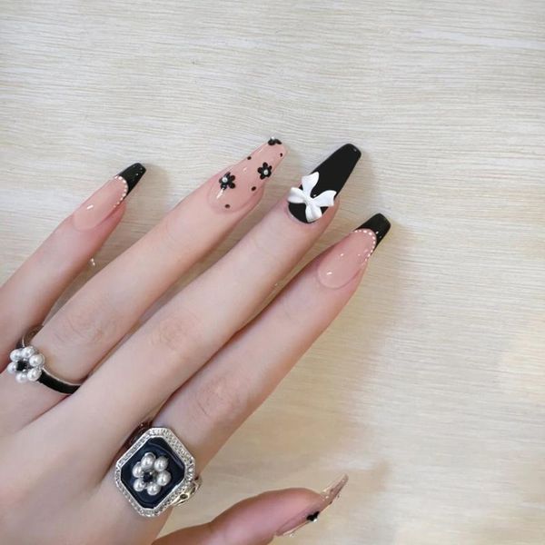 false nails 24pcs fake long small flower wave dot butterfly full cover nail stickers complete with glue, Red;gold
false nails 24pcs fake long small flower wave dot butterfly full cover nail stickers complete with glue, Red;gold