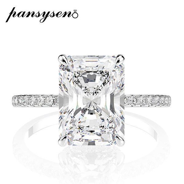 cluster rings pansysen real 925 sterling silver emerald cut created moissanite diamond wedding for women luxury proposal engagement ring, Golden;silver
cluster rings pansysen real 925 sterling silver emerald cut created moissanite diamond wedding for women luxury proposal engagement ring, Golden;silver
