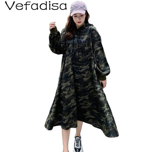 casual dresses vefadisa 2021 autumn women clothing long camouflage hooded sleeve dress loose plus size dress191, Black;gray
casual dresses vefadisa 2021 autumn women clothing long camouflage hooded sleeve dress loose plus size dress191, Black;gray