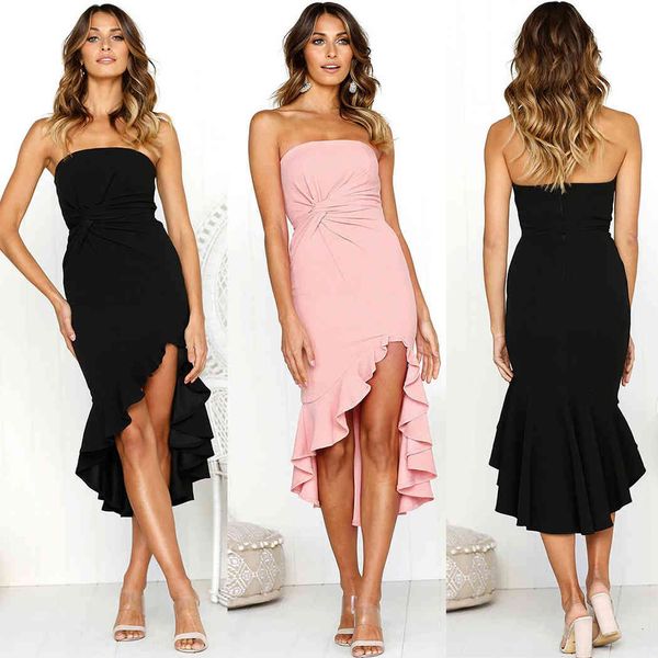 women irregular off shoulder party summer elegant black bodycon twisted ruffles slit hem es vestidos mujer, Black;gray
women irregular off shoulder party summer elegant black bodycon twisted ruffles slit hem es vestidos mujer, Black;gray