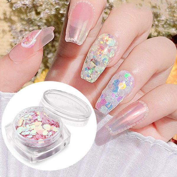 nail glitter 1box mirror spangles sequins hexagon chunky flakes summer colorful slices art decoration diy manicure tool, Silver;gold
nail glitter 1box mirror spangles sequins hexagon chunky flakes summer colorful slices art decoration diy manicure tool, Silver;gold