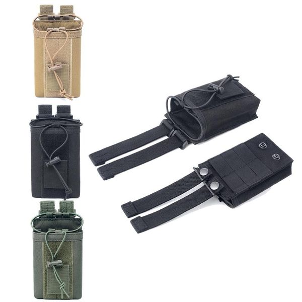 

outdoor bags tactical radio pouch walkie holster talkie holder waist belt bag military molle nylon magazine mag pocket