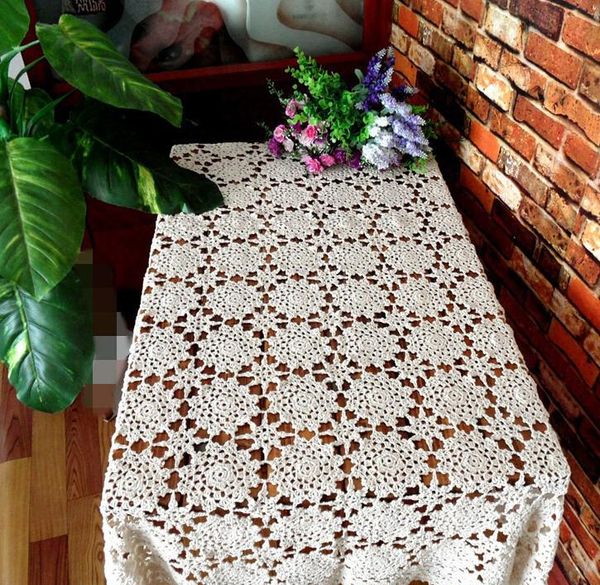 handmade crochet flowers beige 150x220cm cotton tablecloths table cloth piano cover towel sofa home
handmade crochet flowers beige 150x220cm cotton tablecloths table cloth piano cover towel sofa home