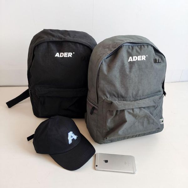 backpack men women 1:1 quality sticker letter mark adererror bags external solid bag adjustable ader error backpacks
backpack men women 1:1 quality sticker letter mark adererror bags external solid bag adjustable ader error backpacks