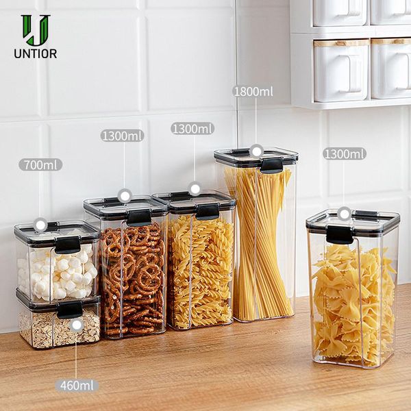 storage bottles & jars untior 4 different capacity plastic sealed kitchen box transparent canister keep fresh clear container
storage bottles & jars untior 4 different capacity plastic sealed kitchen box transparent canister keep fresh clear container