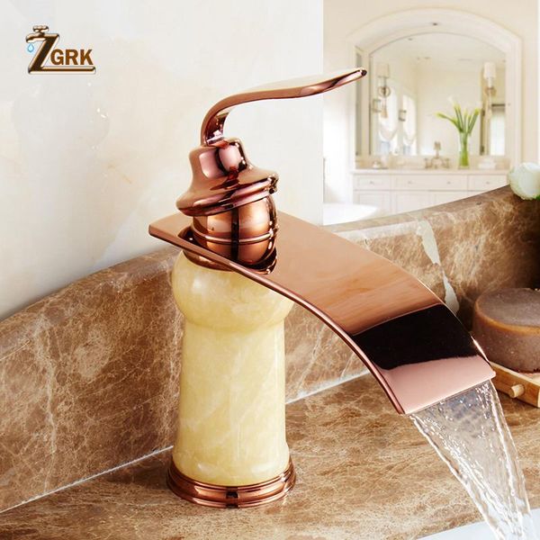 bathroom sink faucets zgrk rose golden waterfall faucet luxury jade mixer retro basin taps torneira
bathroom sink faucets zgrk rose golden waterfall faucet luxury jade mixer retro basin taps torneira