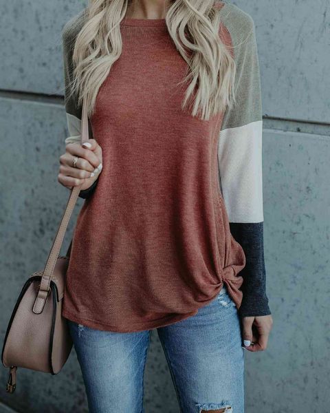 fashion sweater 2021 women's wear sleeve color matching 3086, White;black
fashion sweater 2021 women's wear sleeve color matching 3086, White;black