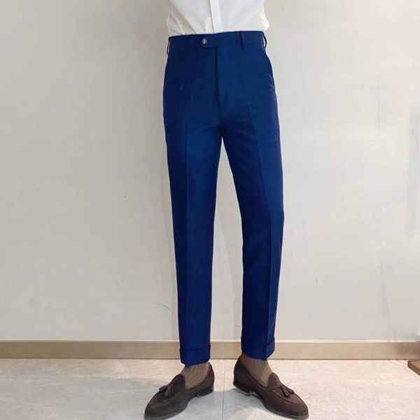 men's suits & blazers 2021 fashion business dress pants men solid clolor casual office social wedding suit streetwear pantalon homme, White;black
men's suits & blazers 2021 fashion business dress pants men solid clolor casual office social wedding suit streetwear pantalon homme, White;black