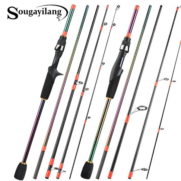 sougayilang 5 section portable fishing rod 1.8-2.4m ultralight carbon fiber travel spinning/casting tackle boat rods
sougayilang 5 section portable fishing rod 1.8-2.4m ultralight carbon fiber travel spinning/casting tackle boat rods