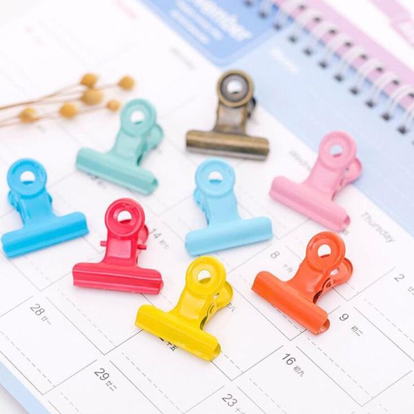 filing supplies 2 pieces of metal color binding clip pink red blue paper note letter office learning stationery folder 3*3cm
filing supplies 2 pieces of metal color binding clip pink red blue paper note letter office learning stationery folder 3*3cm