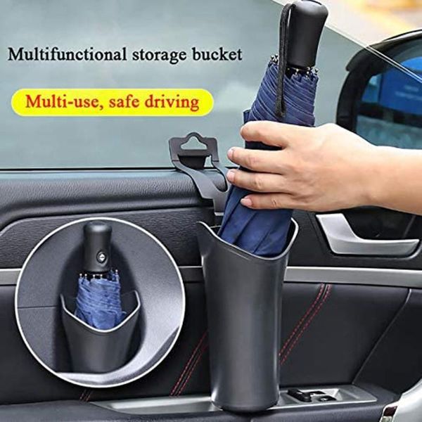 car organizer multifunctional umbrella storage bucket black plastic holder barrel with hook for gathering bottle
car organizer multifunctional umbrella storage bucket black plastic holder barrel with hook for gathering bottle