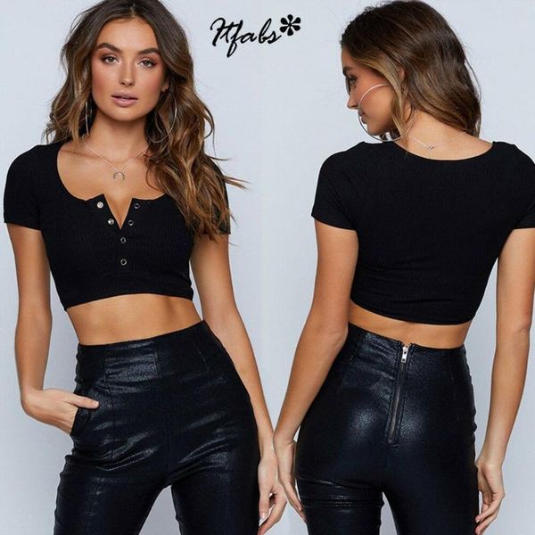 women's t-shirt women ladies short sleeve crop elegant plain basic debardeur femme tank party bodycon bandage stretch vest tee tunique, White
women's t-shirt women ladies short sleeve crop elegant plain basic debardeur femme tank party bodycon bandage stretch vest tee tunique, White