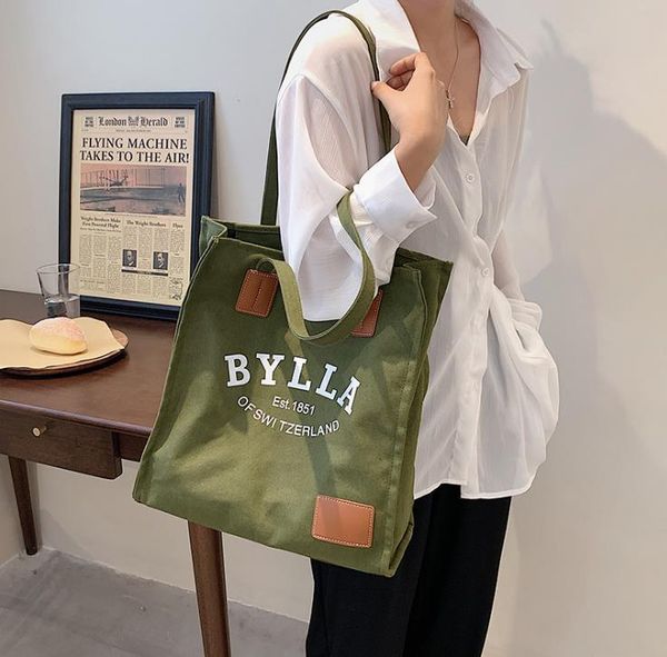 t shirttshoulder bags canvas bag large capacity handbag 2022 spring/summer women's casual t, White;black
t shirttshoulder bags canvas bag large capacity handbag 2022 spring/summer women's casual t, White;black