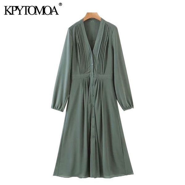 women chic fashion with lining pleated chiffon midi dress vintage long sleeve button-up female dresses vestidos 210420, Black;gray
women chic fashion with lining pleated chiffon midi dress vintage long sleeve button-up female dresses vestidos 210420, Black;gray