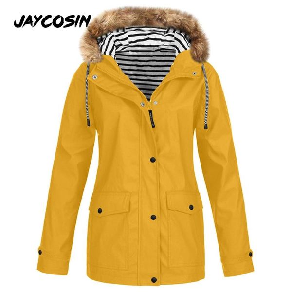 women's jackets jaycosin solid outdoor plush hooded waterproof thicken overcoat lengthen plus size s-5xl windproof sportswear fashion, Black;brown
women's jackets jaycosin solid outdoor plush hooded waterproof thicken overcoat lengthen plus size s-5xl windproof sportswear fashion, Black;brown