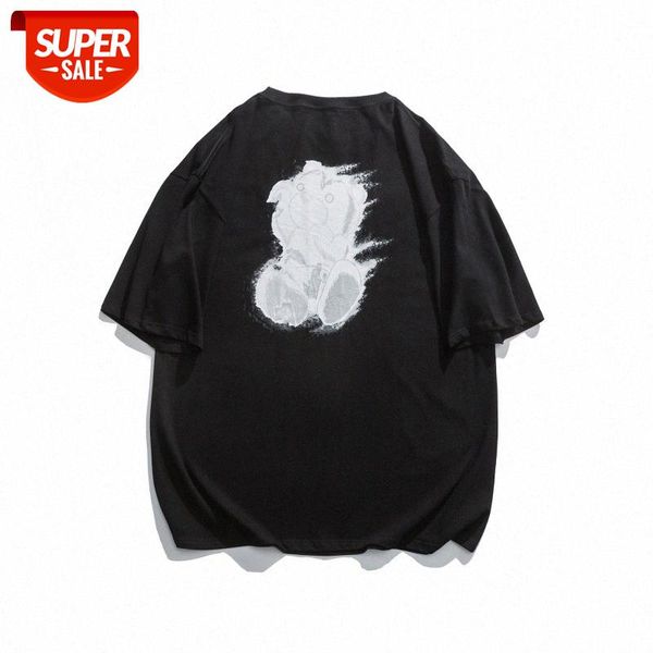mansclot letter bear print round neck short sleeve t-shirt male half #xx32, White;black
mansclot letter bear print round neck short sleeve t-shirt male half #xx32, White;black