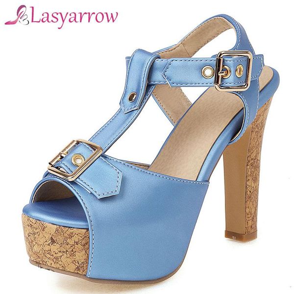 sandals lasyarrow 2021 summer women shoes buckle simple vintage thick heel ladies party size 33-45, Black
sandals lasyarrow 2021 summer women shoes buckle simple vintage thick heel ladies party size 33-45, Black