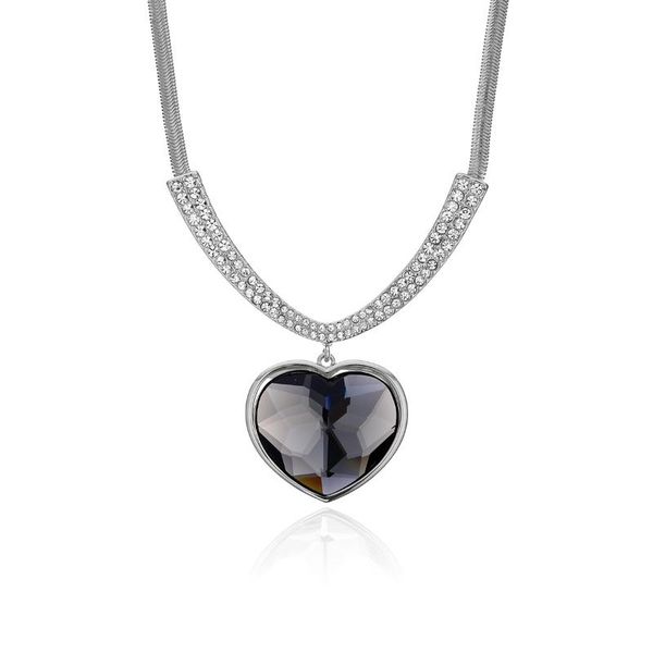 pendant necklaces fashion big crystal heart love chain & pendants for women statement choker jewelry valentine's day gifts, Silver
pendant necklaces fashion big crystal heart love chain & pendants for women statement choker jewelry valentine's day gifts, Silver