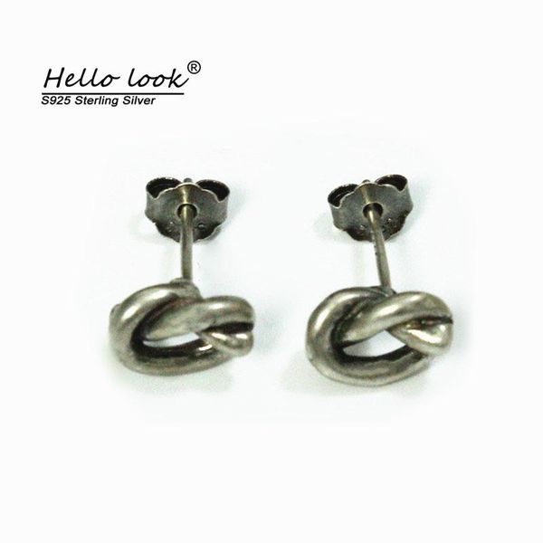 stud hellolook 925 sterling silver twist interlace geometric earrings vintage distressed jewelry for fashion women men, Golden;silver
stud hellolook 925 sterling silver twist interlace geometric earrings vintage distressed jewelry for fashion women men, Golden;silver