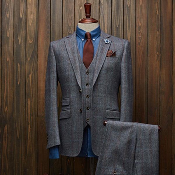 men's suits & blazers retro checkered business casual formal wear wool groom wedding dress suit 3 piece (jacket + pants, White;black
men's suits & blazers retro checkered business casual formal wear wool groom wedding dress suit 3 piece (jacket + pants, White;black