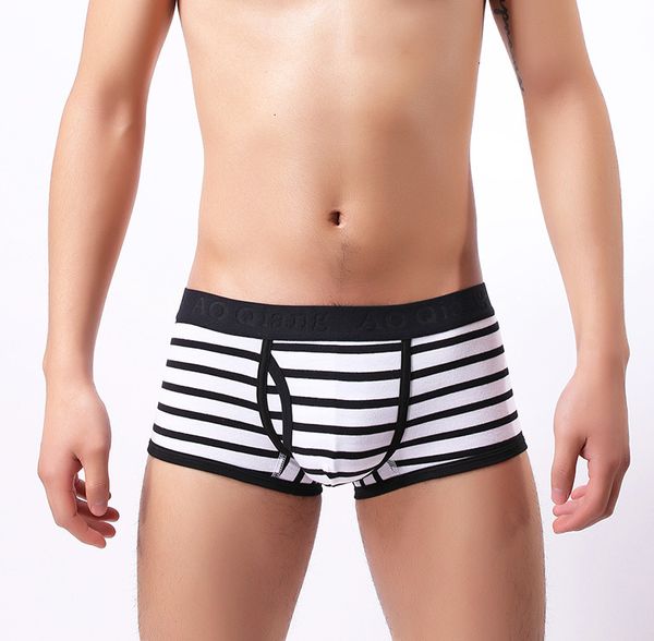 men's underwear austria gun fashion stripes zoysia cotton boxer 60, Black;white
men's underwear austria gun fashion stripes zoysia cotton boxer 60, Black;white