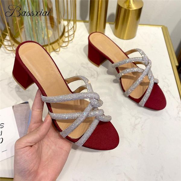 diamond crystal cross plaited narrow band mules lady fretwork open toe slingbacks rhinestone sandals women summer, Black
diamond crystal cross plaited narrow band mules lady fretwork open toe slingbacks rhinestone sandals women summer, Black