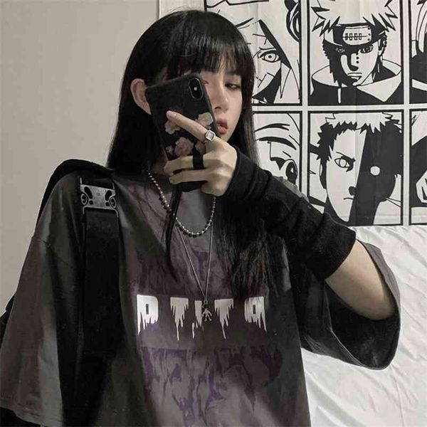 loose women t-shirt summer gothic clothing female punk dark streetwear ladies wind flame letter printing clothes 210330, White
loose women t-shirt summer gothic clothing female punk dark streetwear ladies wind flame letter printing clothes 210330, White