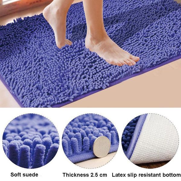fashion floor bath mat water absorption shaggy kitchen rug door way feet anti-slip strip carpet mats
fashion floor bath mat water absorption shaggy kitchen rug door way feet anti-slip strip carpet mats