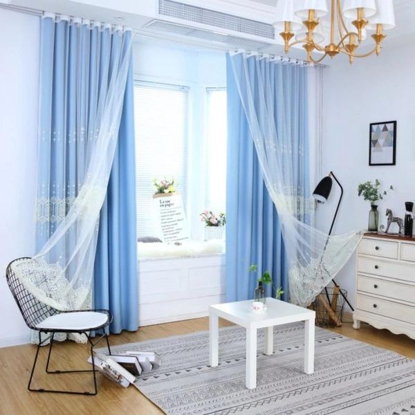 curtain pastoral embroidery window screen double european-style full blackout bedroom living room bay & drapes
curtain pastoral embroidery window screen double european-style full blackout bedroom living room bay & drapes