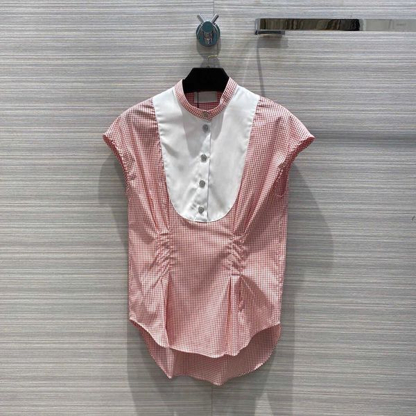 women's knits & tees fashion summer cotton shirt high-end female blouse diamonds button-o-neck shred stripes sleeveless sweet lady swea, White
women's knits & tees fashion summer cotton shirt high-end female blouse diamonds button-o-neck shred stripes sleeveless sweet lady swea, White