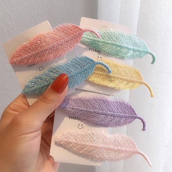 fashion leaf feather hair clips for women girls sweet candy color hairpins barrette simple lady headwear accessories
fashion leaf feather hair clips for women girls sweet candy color hairpins barrette simple lady headwear accessories