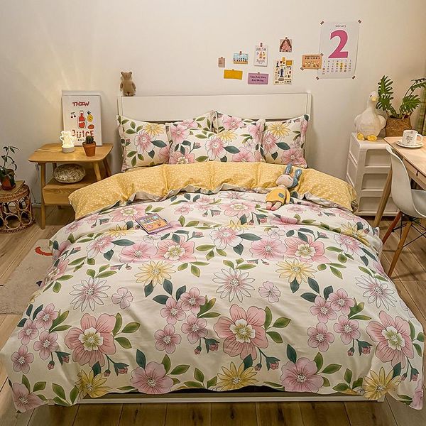 bedding sets flowers full 1.5 1.8m 2m bed cotton set duvet cover pillowcase flat sheet bedspreads home el bedclothes bedroom
bedding sets flowers full 1.5 1.8m 2m bed cotton set duvet cover pillowcase flat sheet bedspreads home el bedclothes bedroom
