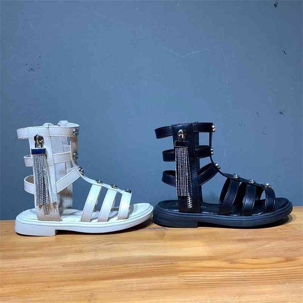 girls' roman sandals 2021 summer new style versatile shoe side zipper rivet tassel fashion shoes for women, Black;red
girls' roman sandals 2021 summer new style versatile shoe side zipper rivet tassel fashion shoes for women, Black;red