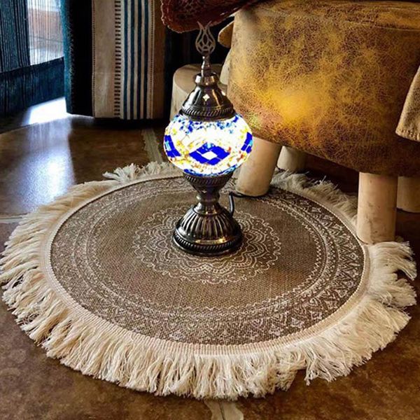 mats & pads nordic style round multifunction heat insulation linen table mat non-slip tassels kitchen decoration creative dinning placemat
mats & pads nordic style round multifunction heat insulation linen table mat non-slip tassels kitchen decoration creative dinning placemat
