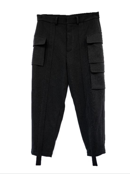 men's pants casual turnip spring and autumn black buckle design door high waist fashion trend
men's pants casual turnip spring and autumn black buckle design door high waist fashion trend