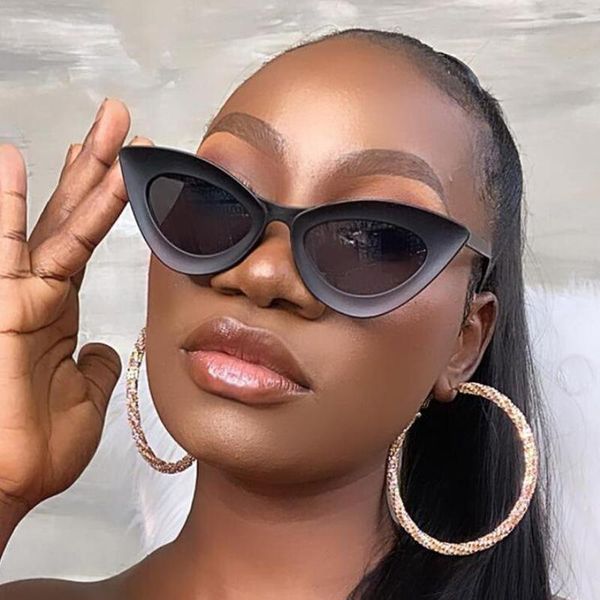 sunglasses retro cat eye women 2021 unique brand design trendy small frame sun glasses concave goggles feminino black eyewear, White;black
sunglasses retro cat eye women 2021 unique brand design trendy small frame sun glasses concave goggles feminino black eyewear, White;black