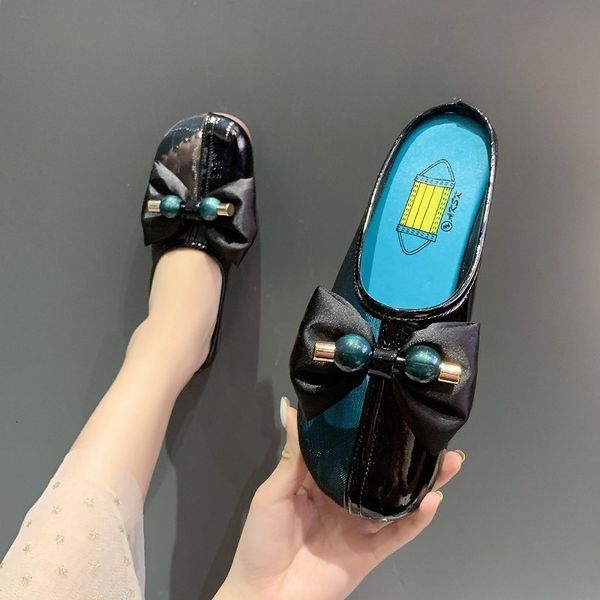 sandals women slipper beads bowknot gold chain closed slippers toe slip on mules shoes round low heels casual slides flip flop 6ma, Black
sandals women slipper beads bowknot gold chain closed slippers toe slip on mules shoes round low heels casual slides flip flop 6ma, Black