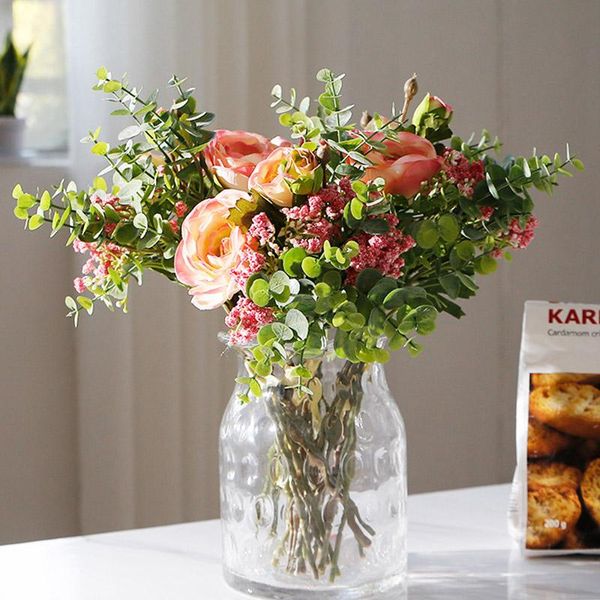 decorative flowers & wreaths peony artificial wedding flower eucalyptus gypsophila hybrid bouquet for home party decoration silk fake
decorative flowers & wreaths peony artificial wedding flower eucalyptus gypsophila hybrid bouquet for home party decoration silk fake
