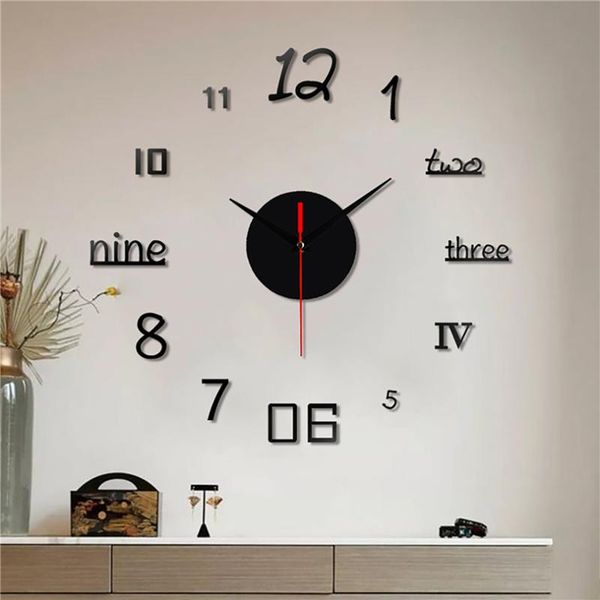 number wall clocks large clock watch horloge 3d diy acrylic mirror stickers quartz duvar saat klock mute home office art clock30
number wall clocks large clock watch horloge 3d diy acrylic mirror stickers quartz duvar saat klock mute home office art clock30